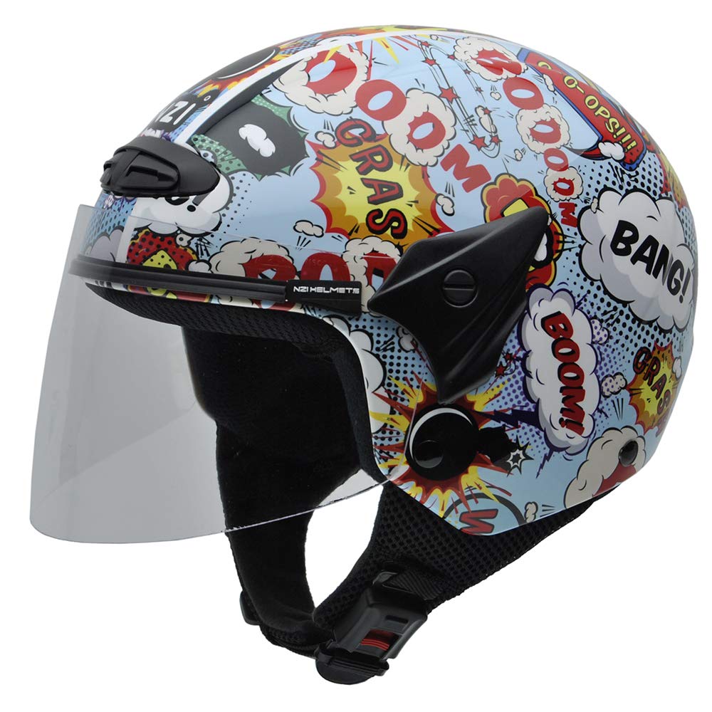 NZI Helix Jr by Monster High Pop Motorcycle Helmet, Cartoon