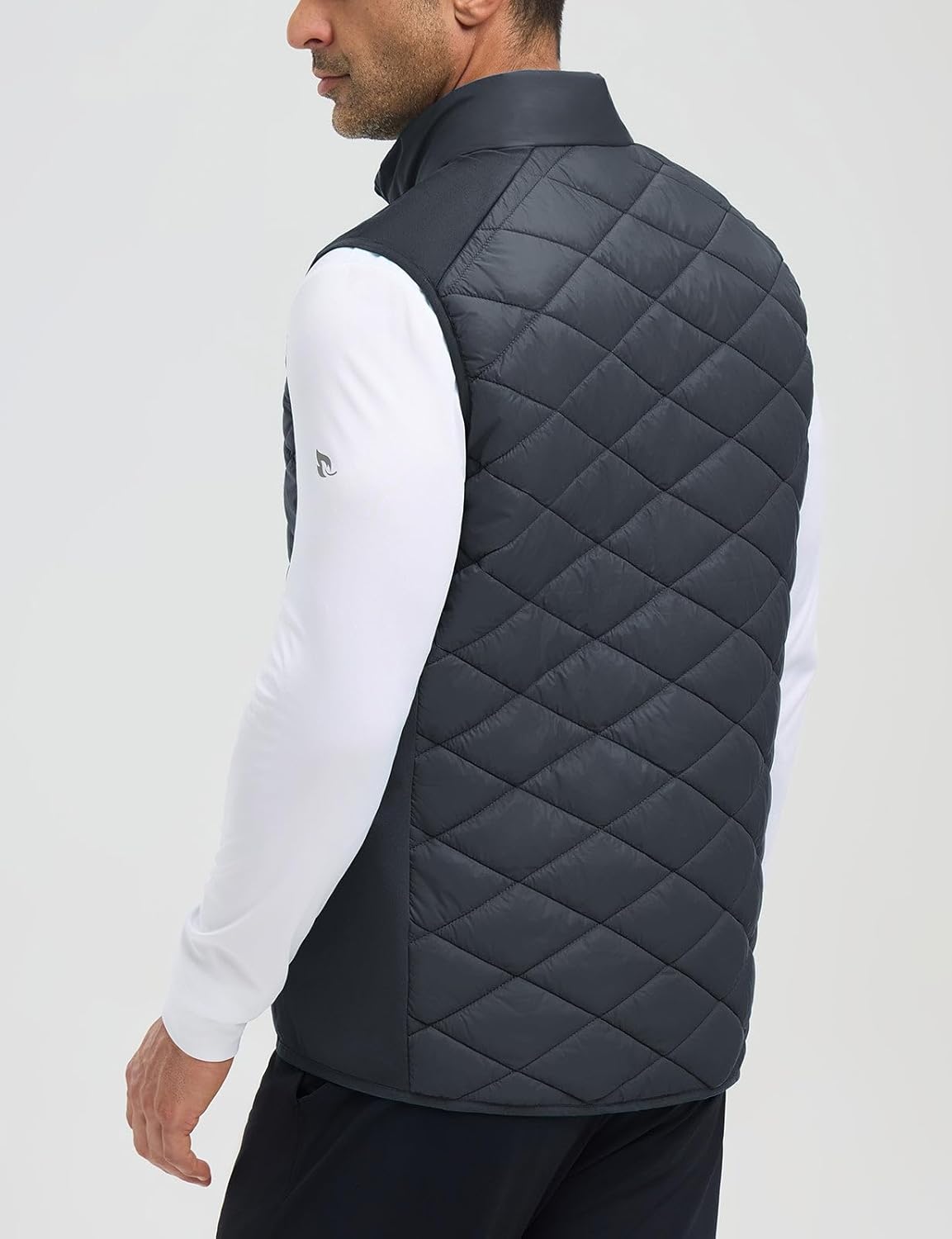 baleaf Men's Puffer Vest Outerwear Golf Sleeveless Jacket Winter Warm Lightweight Pockets Windproof - Image 2