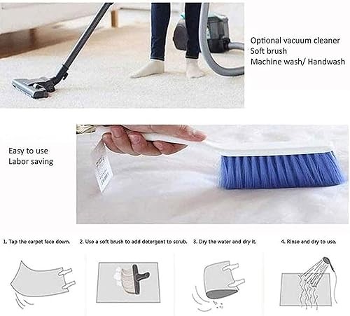 Miniatura 6 de Alfombra Hopscotch para niños, divertida alfombra de juego educativo, antideslizante para aprendizaje de números, alfombra de guardería para sala de