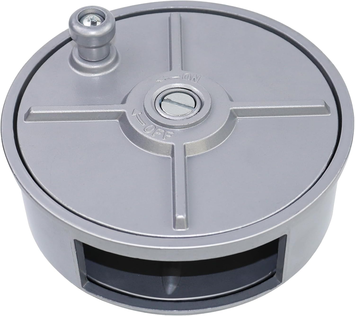 Tie Wire Reel Coil Holder Wheel, 6.25" Lightweight Aluminum Tie Wire Reel Wheel with Rewind Knob &Built-in Belt Loops,Left Handed and Right Handed, Great for Ironworker Rebar Worker