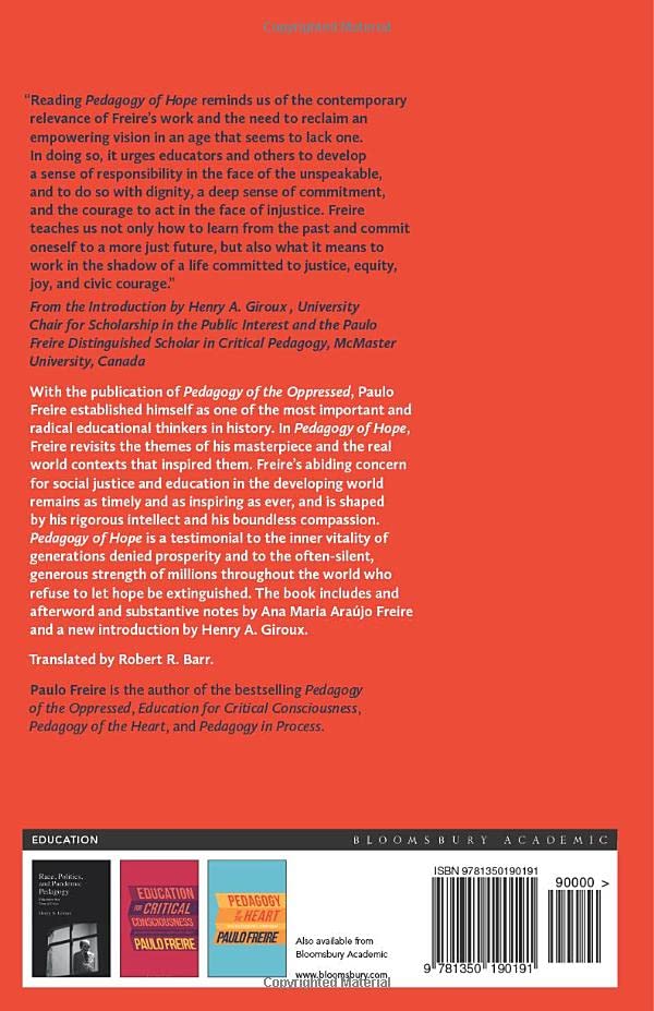 Pedagogy of Hope: Reliving Pedagogy of the Oppressed - Image 2