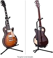 Vista 3 de Soporte de metal para guitarra, instrumento musical, trípode para guitarra acústica, eléctrica, bajo