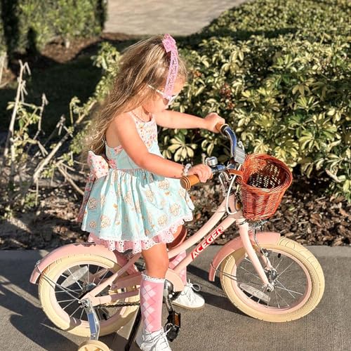 Aceger Girls Bike With Basket, Kids Bicycle For 3-13 Years thumb #4