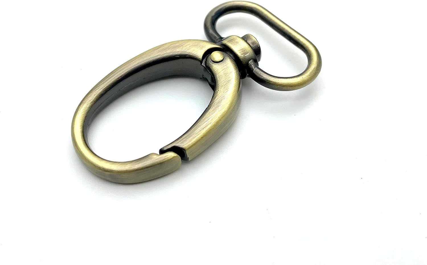 3dancraftit Push Gate Swivel Snap Hooks Lanyards Clasp Clips Lobster Clasps Hook zinc alloying 1 inch / 25mm (Eye Size) 6 Pieces Anti Bronze J13