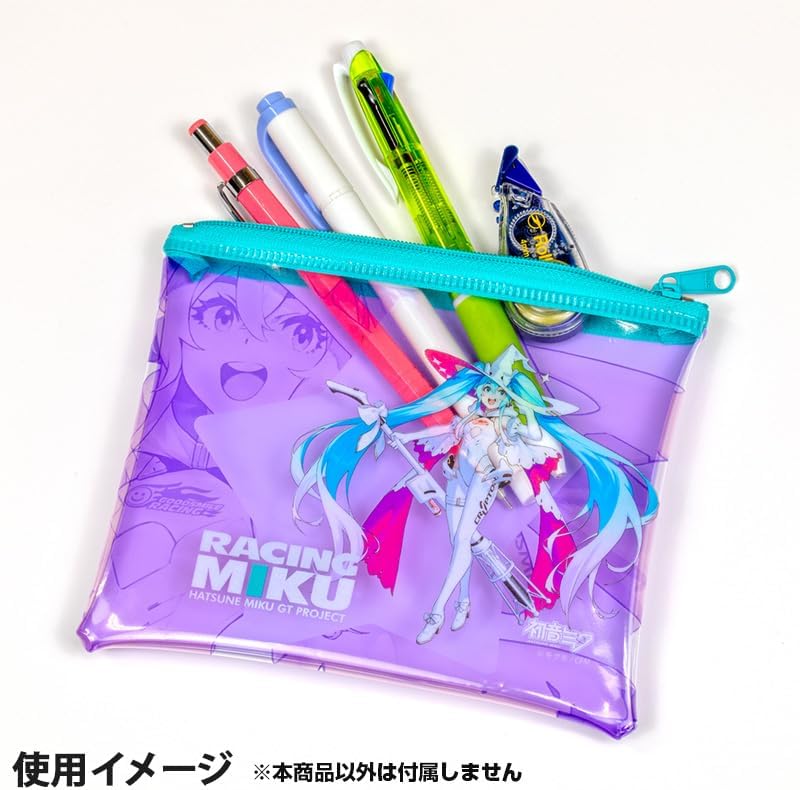 ホビーストック(Hobby stock) Racing Miku 2024 Tropical Ver. Mini Clear Flat Pouch