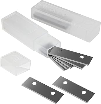 3081-00 Strap Cutter Blades for Tandy Leather Replacement 20 Pack | Compatible with 3080-00 and 3079-00 Tools, Sharp Steel Blades for Leather Strip Cutting and Craft Projects