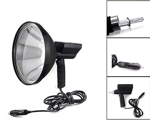 Miniatura 4 de Garosa HID Proyector de xenón portátil de 100 W DC12 V HID linterna de mano HID, luz de caza, foco de trabajo, linterna de mano de 9 pulgadas, haz