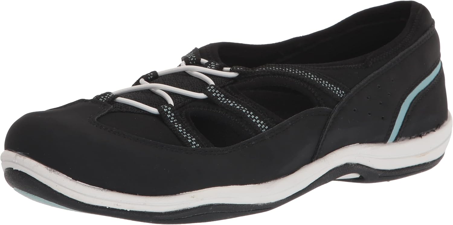 Easy Street Sport Women's Awake Fashion Sneaker, Black, 8