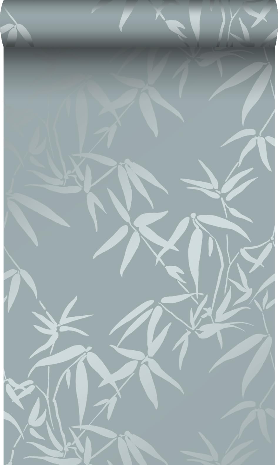 Origin papier peint feuilles de bambou bleu 53 cm x 10.05 m Wallcoverings