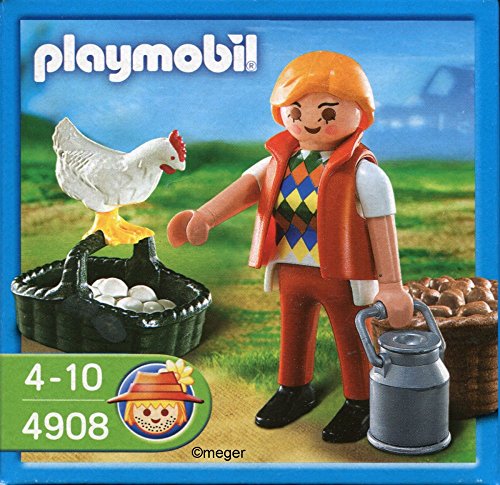 Playmobil 4908 Bäuerin mit Huhn