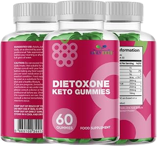 DIETOXONE - Keto Advanced Weight Loss Fat Burner - 60 Gummies - 1 Month Supply - DAILY DOSE