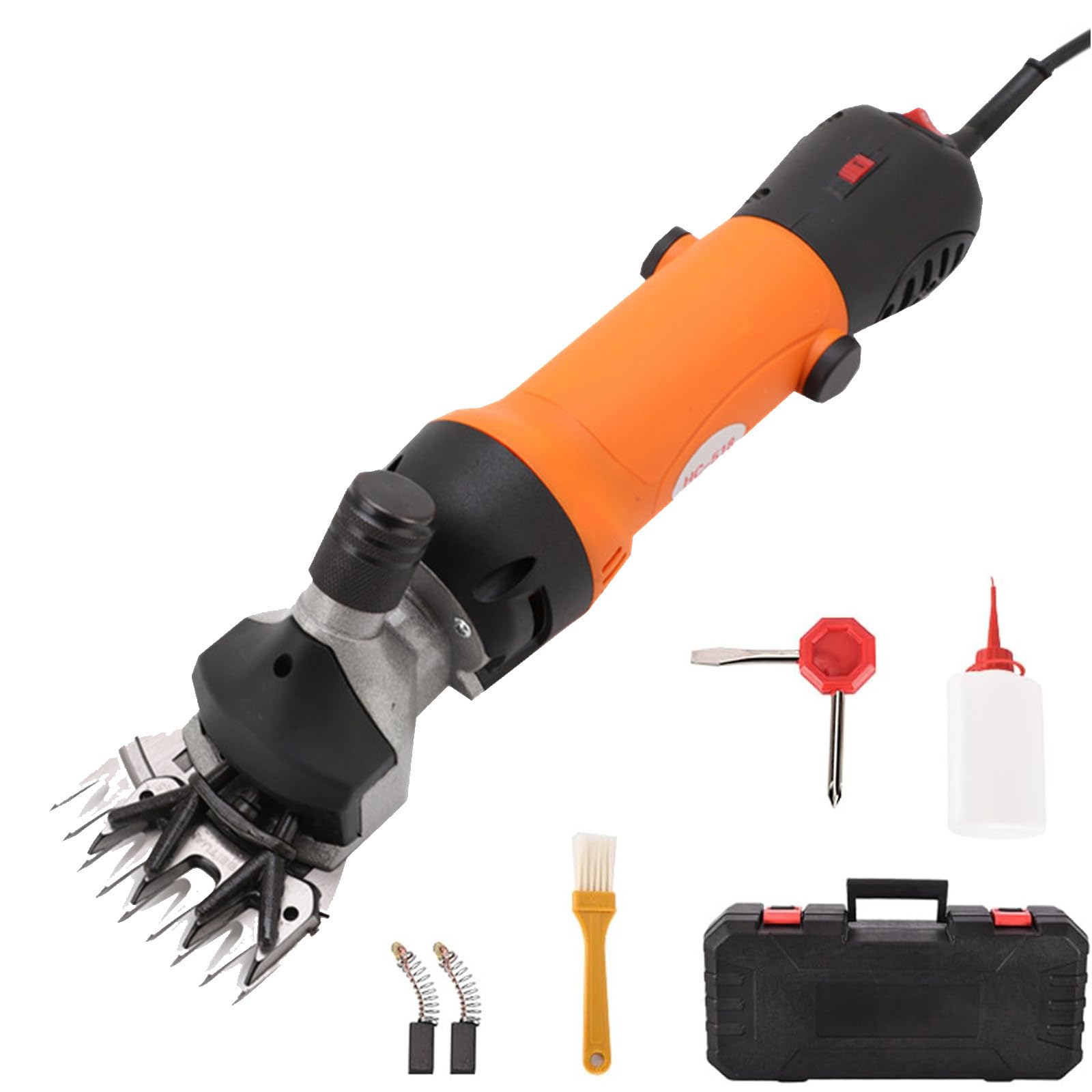 1000W Tosatrice Elettrica per Pecore, Kit per La Toelettatura Del Bestiame, Forbici Elettriche Resistenti Con Regolazione a 6 Velocità per Animali a Pelo Spesso, Pecore, Alpaca, Capre 1piece