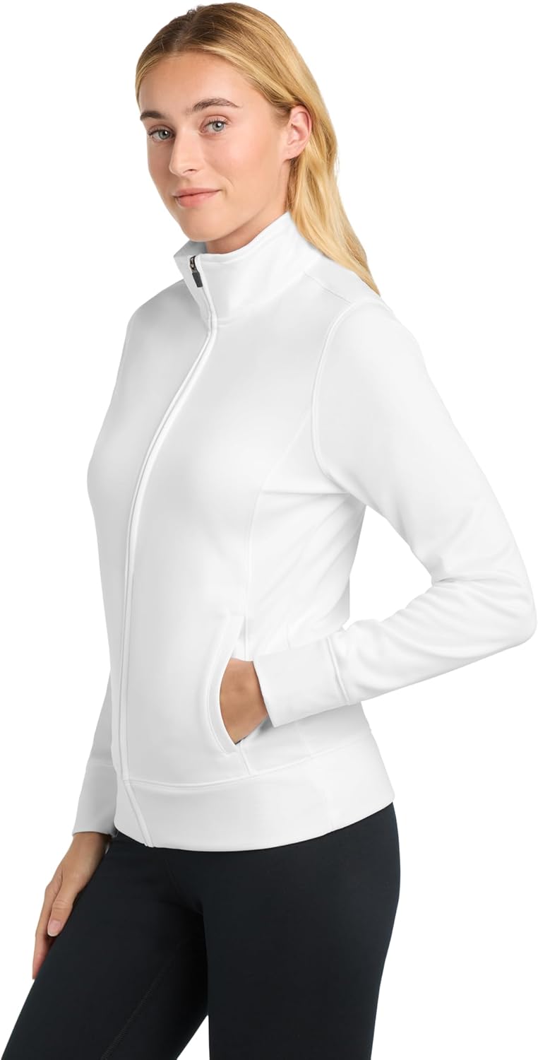 SPORT-TEK Women's Sport-Wick Fleece Full Zip Jacket - Image 2