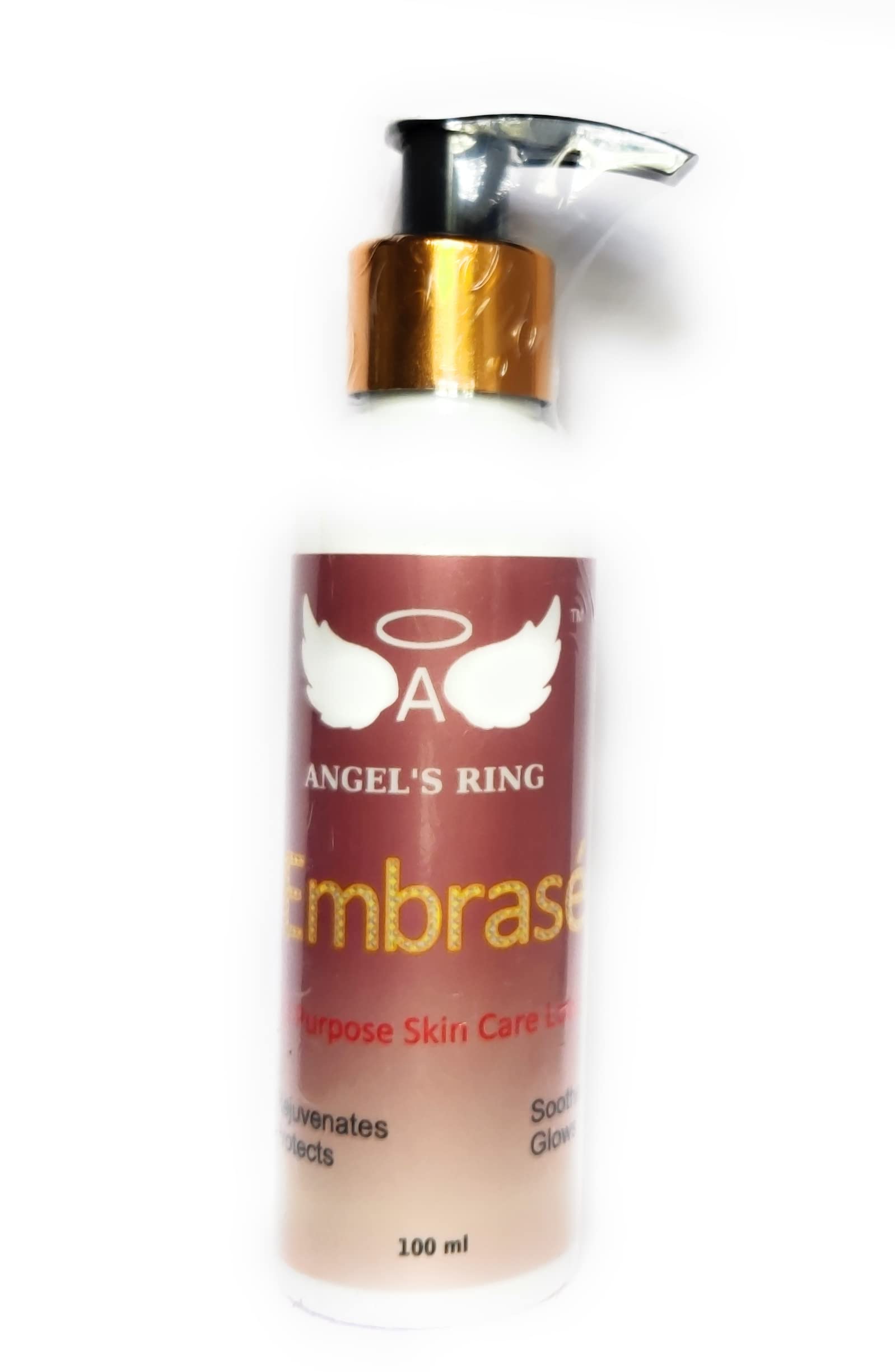 ANGEL'S RING EMBRAS� ALL PURPOSE SKIN CARE LOTION WITH SUNSCREEN MOISTURISER AND GLOW FUNCTION FOR ALL SKIN TYPES