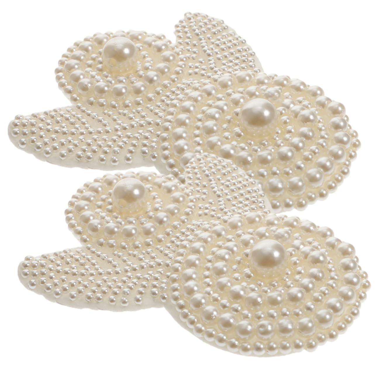 HOMSFOU 4 Set Toppe Decorative Per Scarpe Con Imitazione Per Abbigliamento E Accessori Adesivo Termoadesivo Per Vestiti Borse E Design E Creativo 2 Pezzi * 4