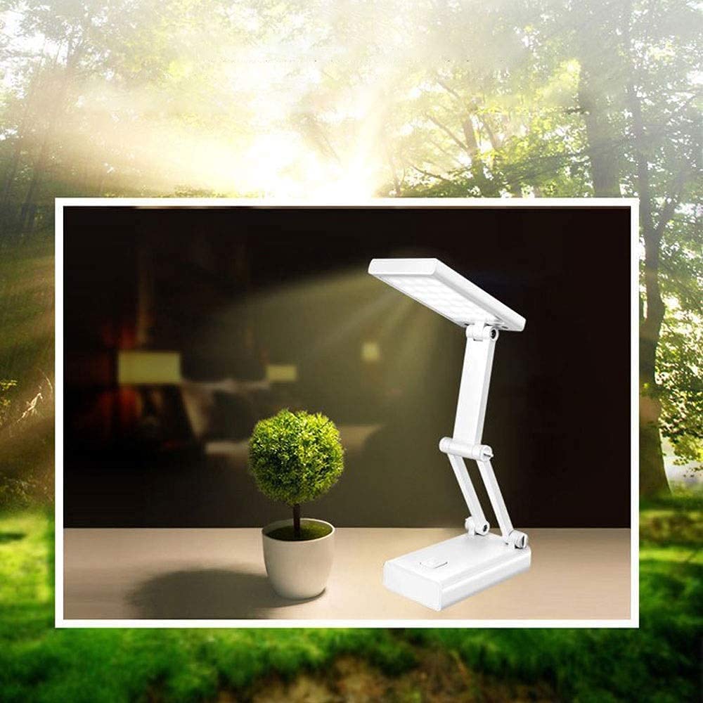 DieffematicTD Lampa biurkowa Ściemniana lampa stołowa składana - port ładowania USB, lampy do ładowania, proste lampy stołowe, nowoczesna lampa biurkowa, czytanie, badanie, praca, dom ma zastosowanie