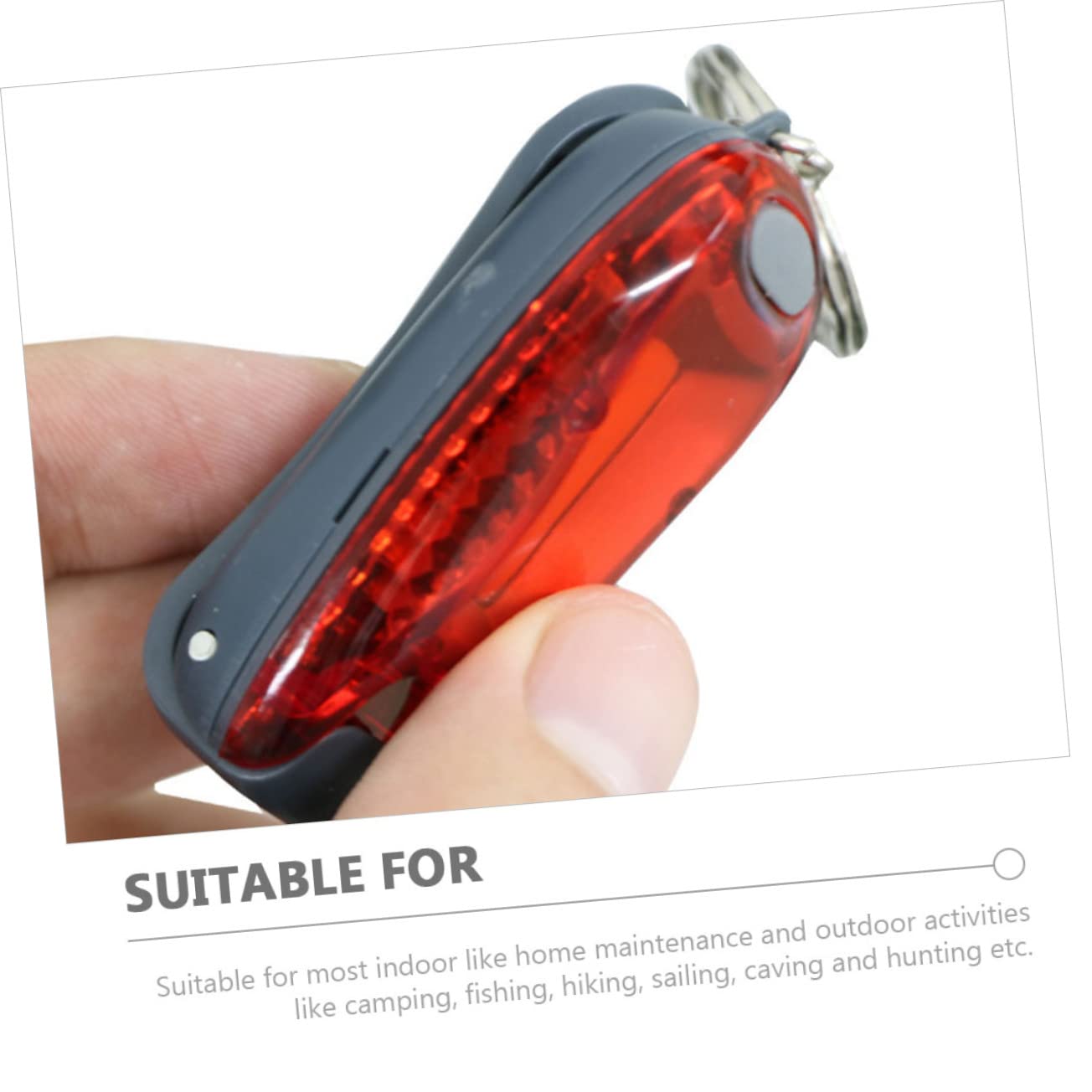 SUPVOX Lumière De À Veilleuses Bike Light Rain Lamp Stylo Bar Lustre LED Lampe De Sécurité pour Vélo Lampe De Sécurité en Cours D'exécution Abdos