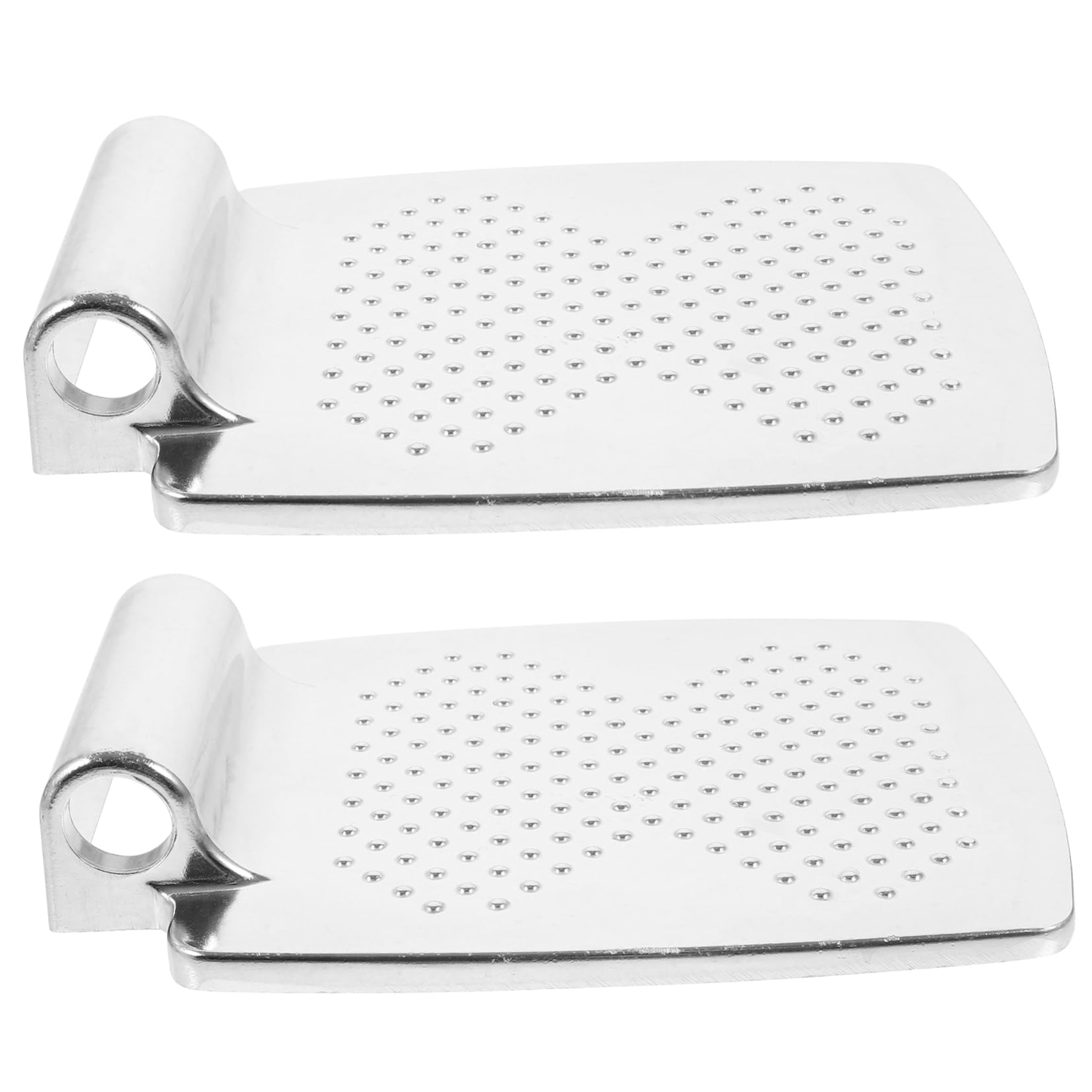 Anneome 2 Piezas de Reposapiés para Silla de Ruedas en Aleación de Aluminio, Diseño Robusto y Estable Gran Espacio, Accesorio Adecuado para Uso en Casa y Movilidad