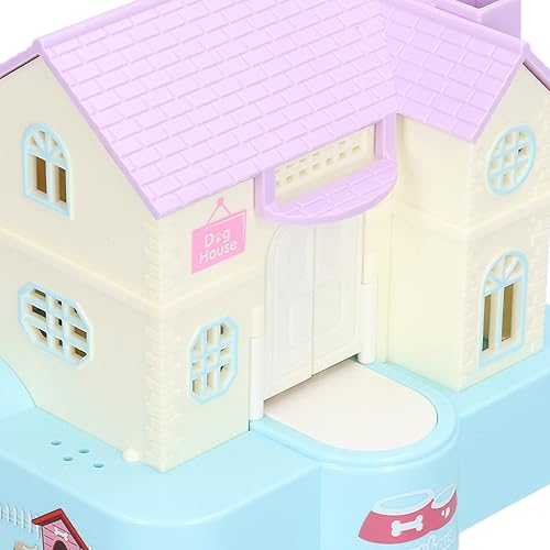 Miniatura 7 de Fun Puppy Villa - Alcancía de la suerte, casa de perro de la suerte, alcancía automática con efectos de luz y música, regalos de juguete para niños