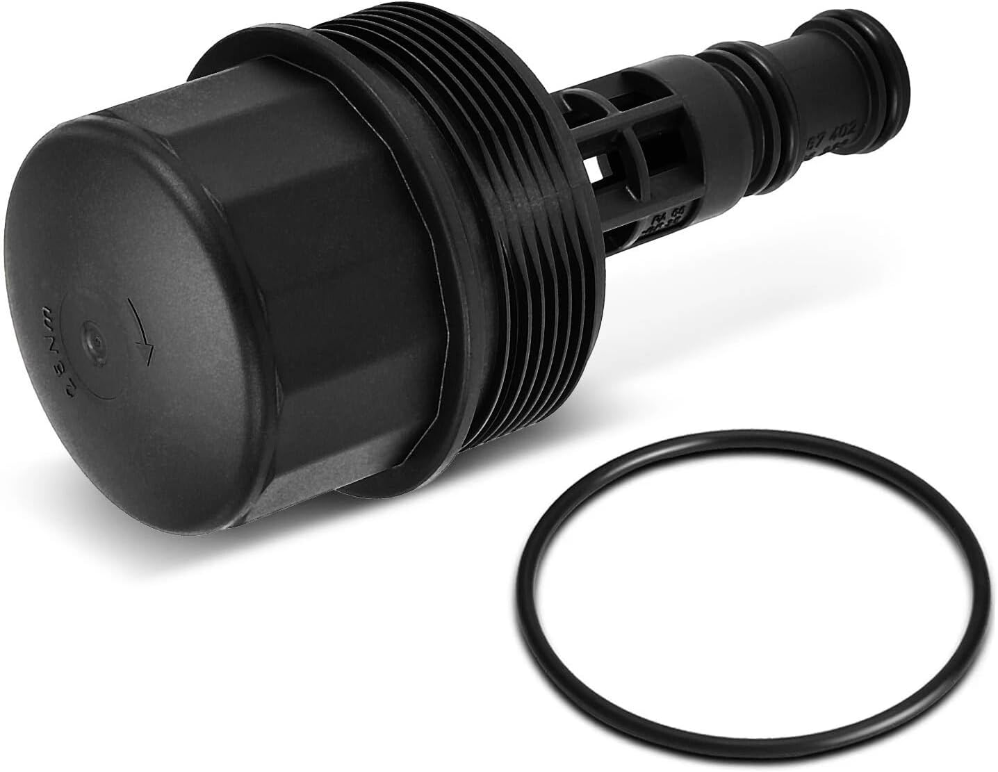 2721800038 Engine Oil Filter Housing Cap and O-Ring for Mercedes-Benz C/E/M/GLK/S-Class (2006-2015, M272 Engine) – Replaces 272-180-00-38-64