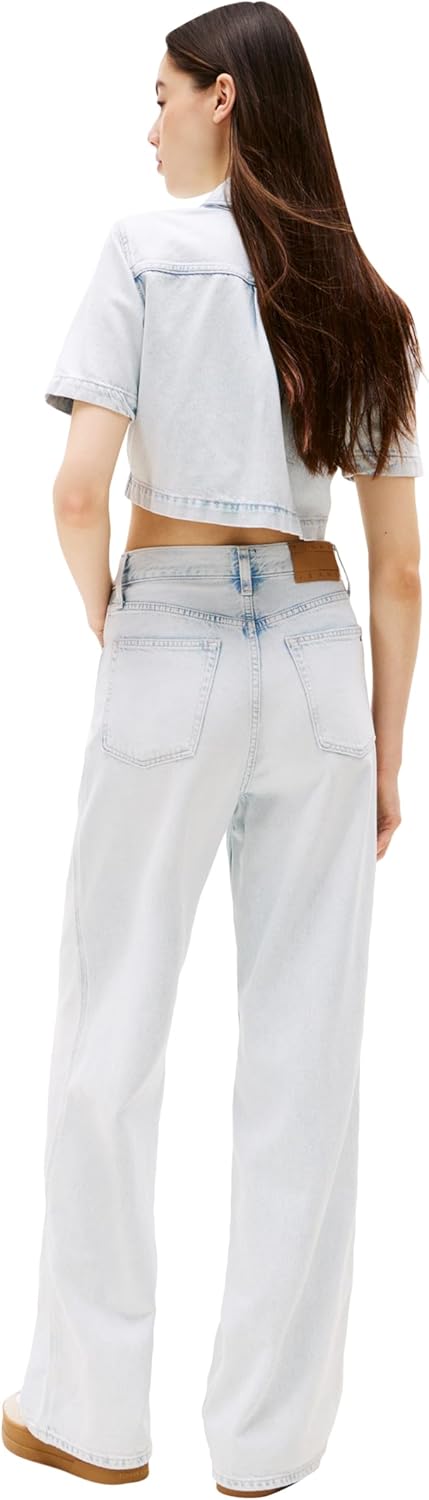 Tommy Jeans Womens Claire High Rise Wide Leg Jeans - Image 4