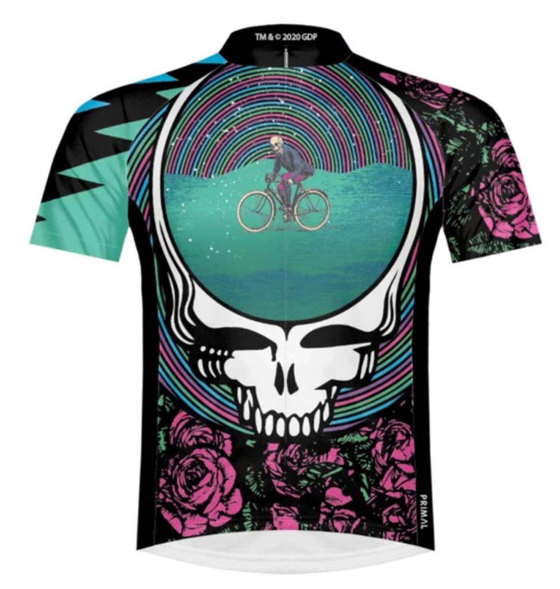 Primal Wear Grateful Dead So Many Roads Cycling Jersey Mens