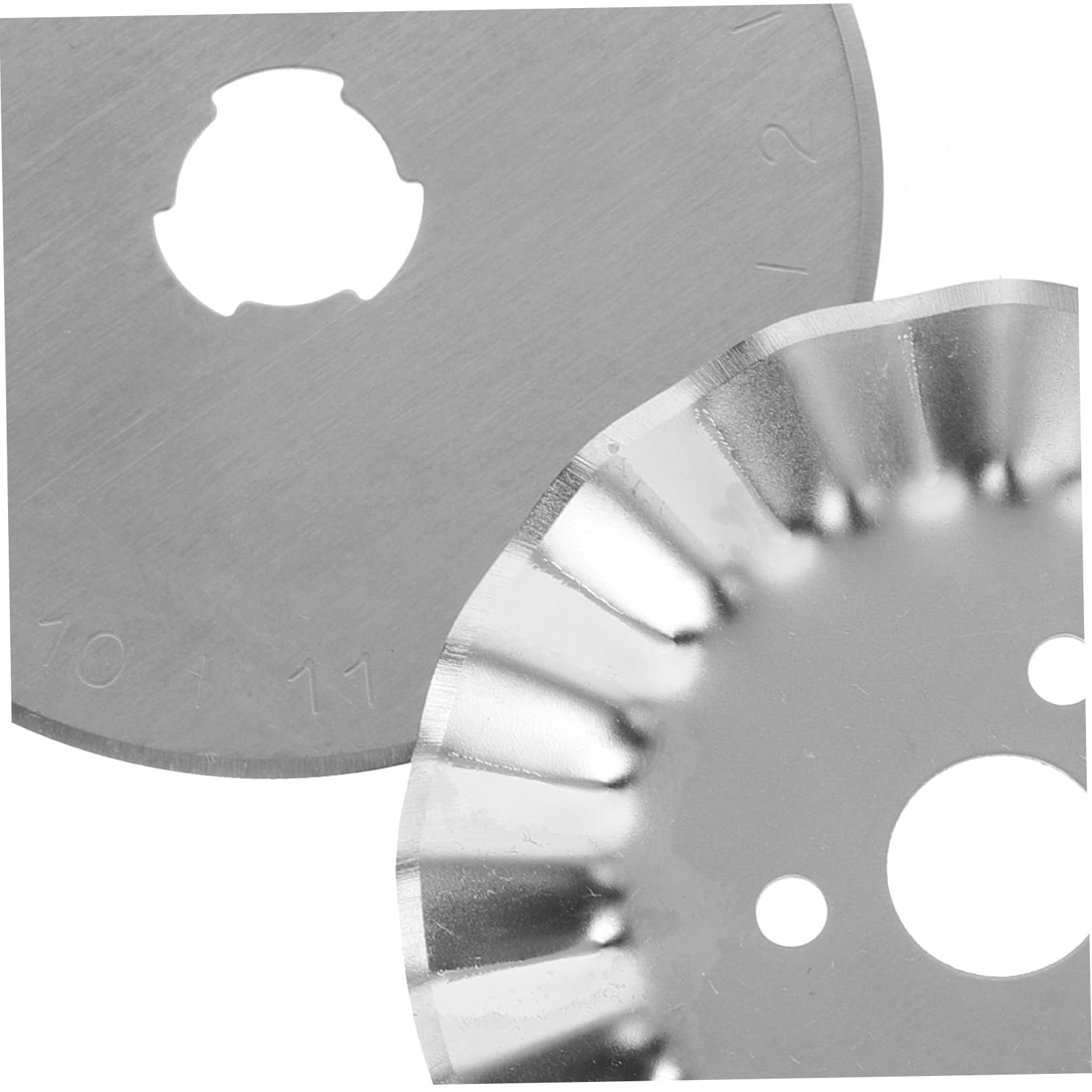 Tofficu 30piezas Cuchillas De Corte Rotativas De Inoxidable Para Acolchar Scrapbooking y Proyectos De Manualidades Incluye Cuchillas Onduladas y Rectas Repuestos Duraderos y Afilados