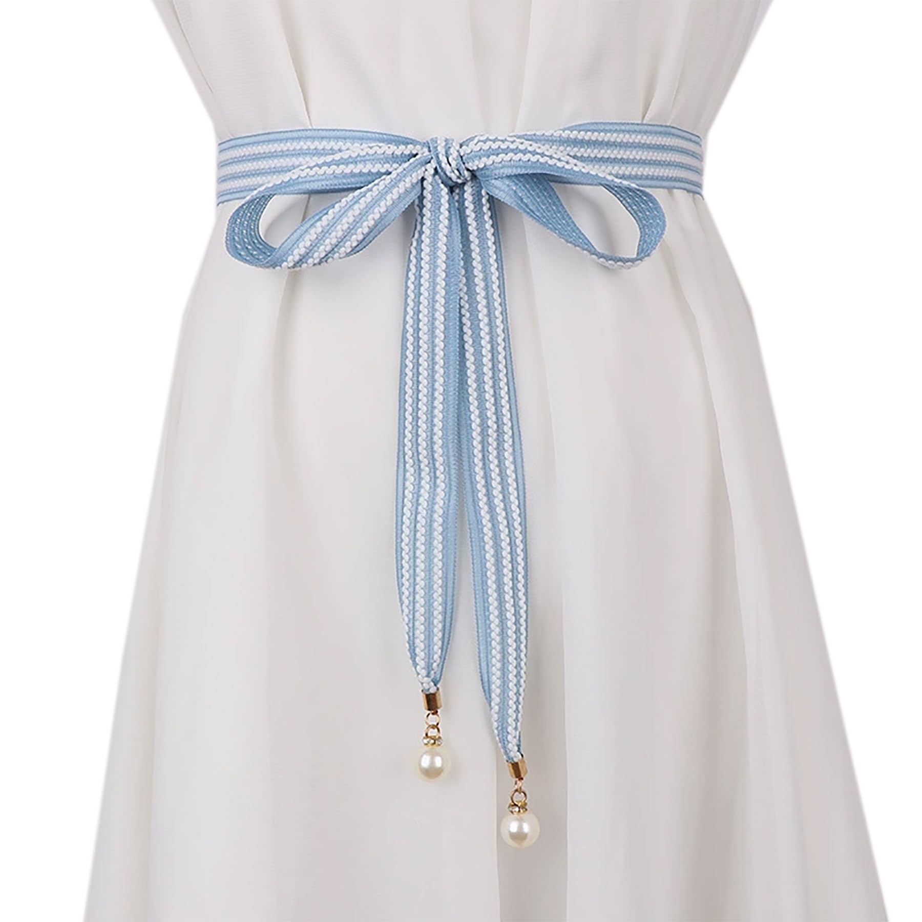 Elegante mini abito con cintura e gonna ad incrocio Ireland, rosa chiaro --42