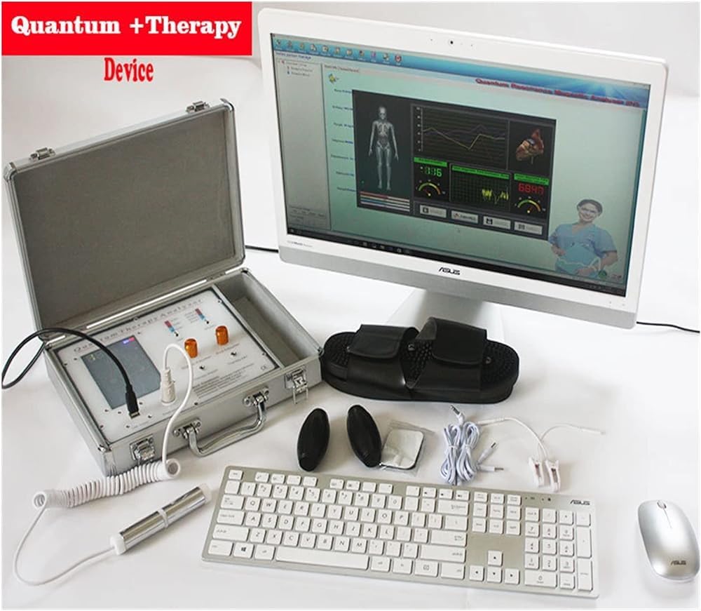 3 w 1 Rezonans Magnetyczny Zdrowie Analiza Ciała Terapia Sub-Health Analyzer 54 Raporty Bio Resonans Machine Biorezonans (Kolor: Model Ludzki)
