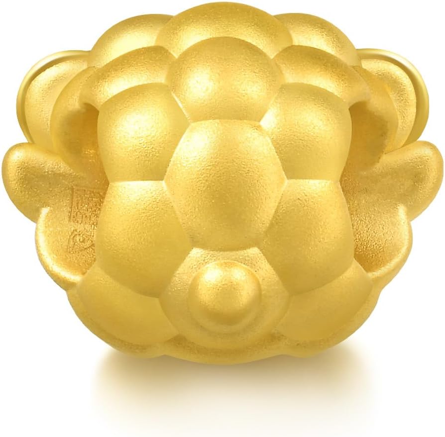 CHOW SANG SANG 999 24K Gold Charme Cute Adorable Mini Chinese Zodiac Goat charm bracelet for Women & Men 17cm 95966C