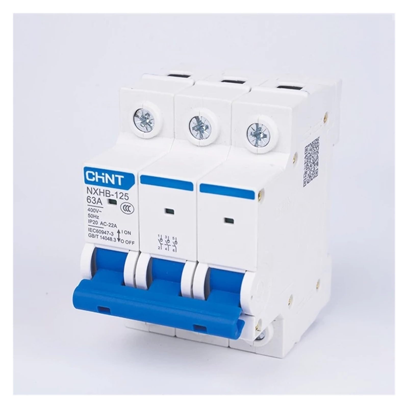 Disjoncteur NXHB-125 triphasé 3P 100A pour une distribution électrique haute performance