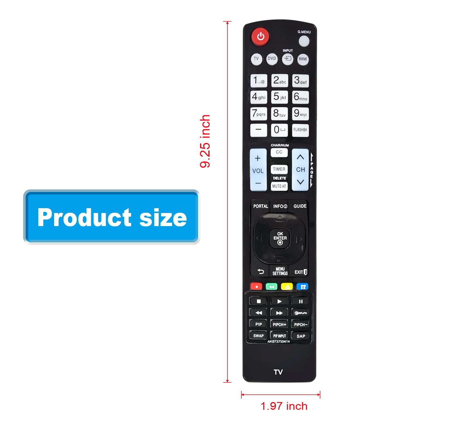 Amazon.com: AKB73755414 Replace Remote Control Compatible with LG