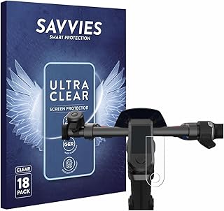 Savvies Screen Protector compatible with NIU KQi3 Pro Protection Film Clear 18-Pack