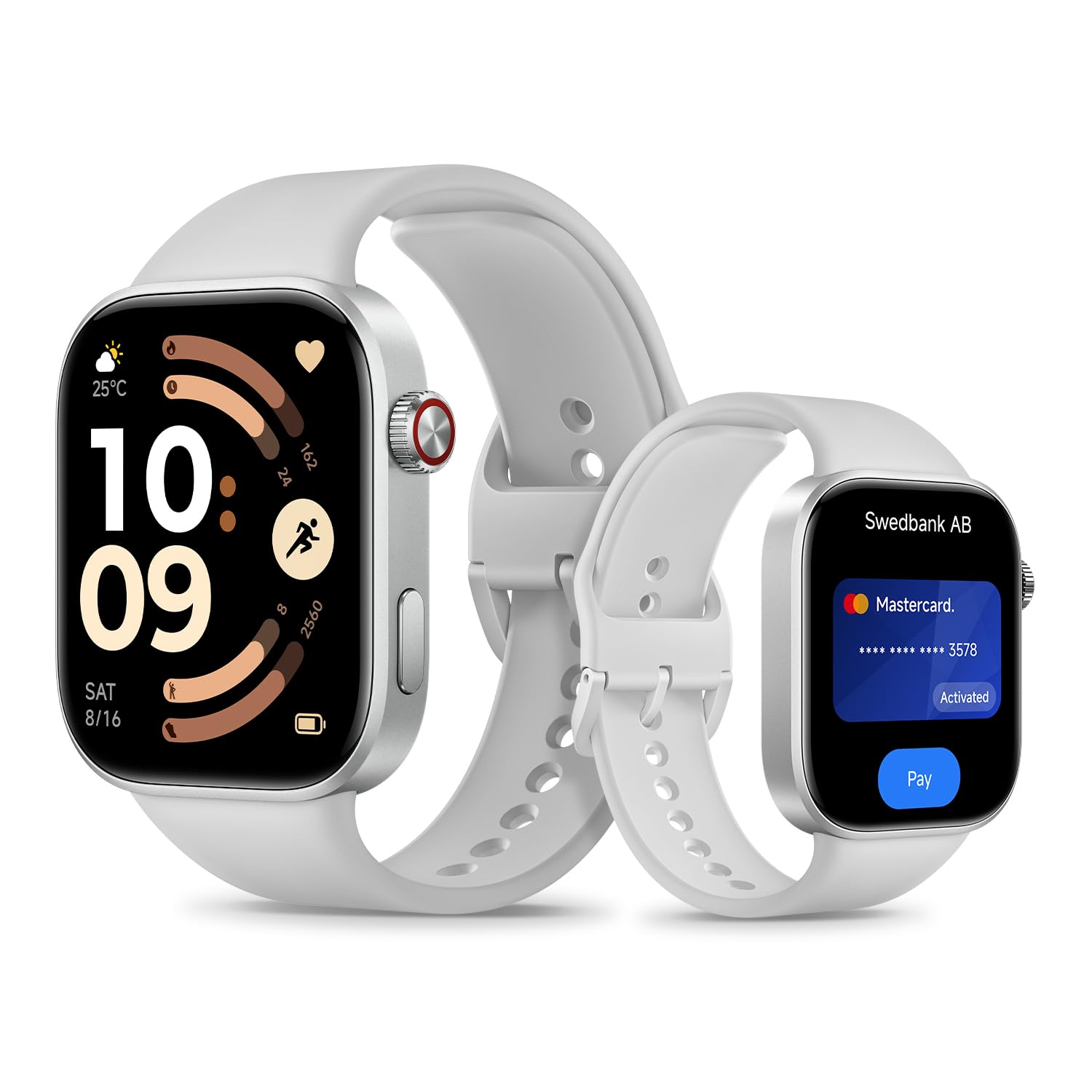 XIAOMI Redmi Watch 6, Smartwatch Uomo Donna, Activity Tracker AMOLED 2.07'' con Monitoraggio di Frequenza Cardiaca, 150+ modalità sportive, Autonomia 24 giorn, 5ATM, GPS, Android&iOS