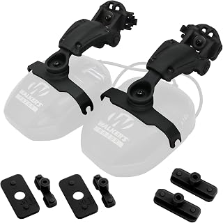 HEARFALCOM Tactical Helmet ARC Rail Adapter Accessories - Compatible with Walker's Razor Earmuffs