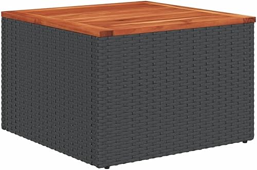 Miniatura 4 de 9-Piece Garden Sofa Set in Black and Cream White with Modular Design and Weather-Resistant Materials for Outdoor Relaxation and Patio Seating