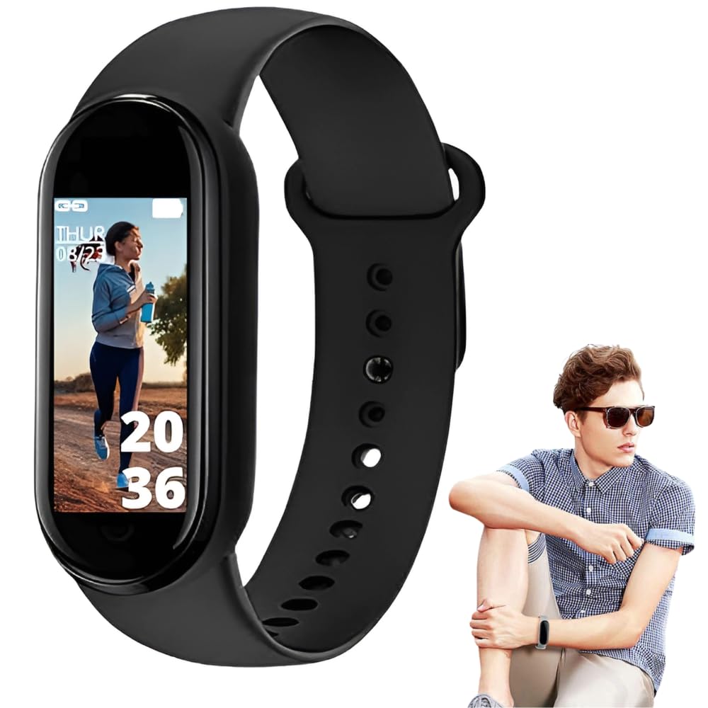 Drumstone 𝟏𝟓 𝐘𝐞𝐚𝐫𝐬 𝐆𝐮𝐚𝐫𝐚𝐧𝐭𝐞𝐞 M7 Smart Watch Band Fitness Heart Rate with Activity Tracker Waterproof Like Steps Counter, Calorie Counter, BP for Unisex