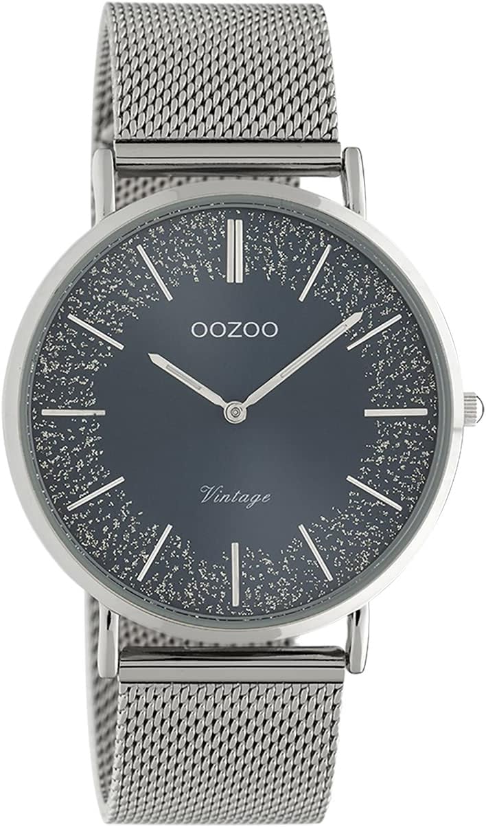 Oozoo Orologio Da Uomo In Metallo – Quadrante Bianco, Cassa 28x29mm, Impermeabile, Elegante