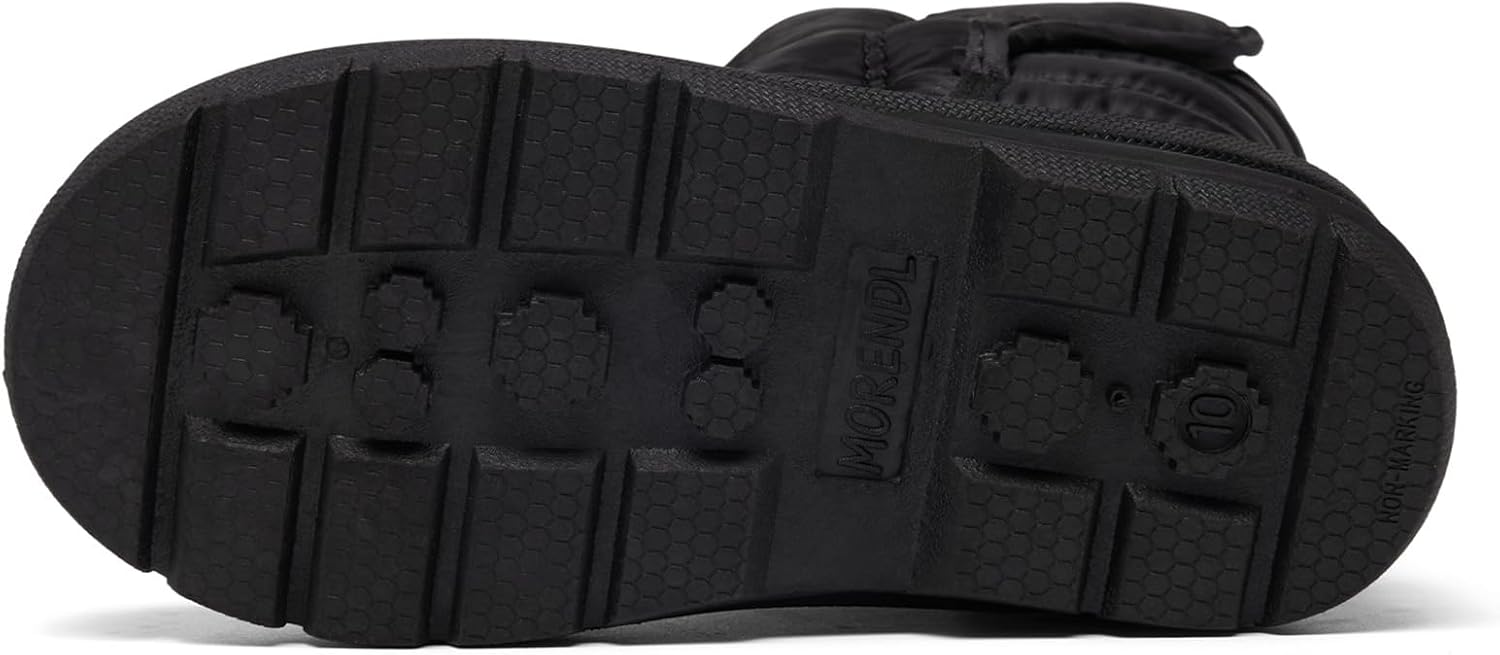 MORENDL Toddler Snow Boots Boys Girls Waterproof Insulated Winter Boots Kids Warm Fur Shoes
