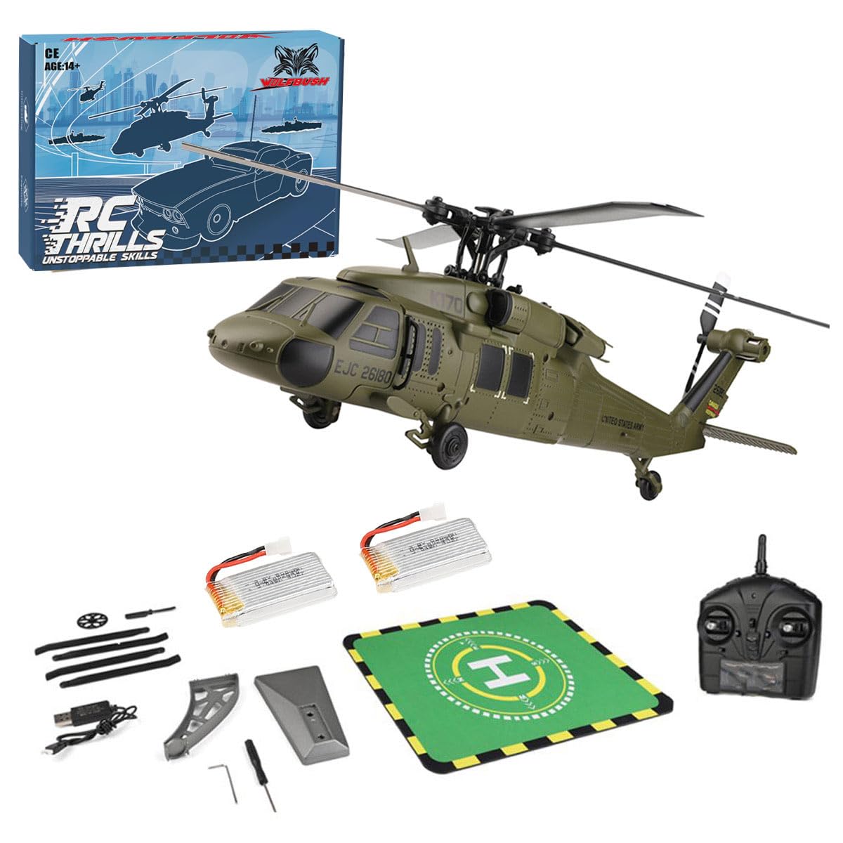 ラジコン ヘリコプター K170 UH-60L BLACK HAWK 2.4GHz 5CH ヘリコプター K170 UH-60L Black hawk［ K170 UH-60L