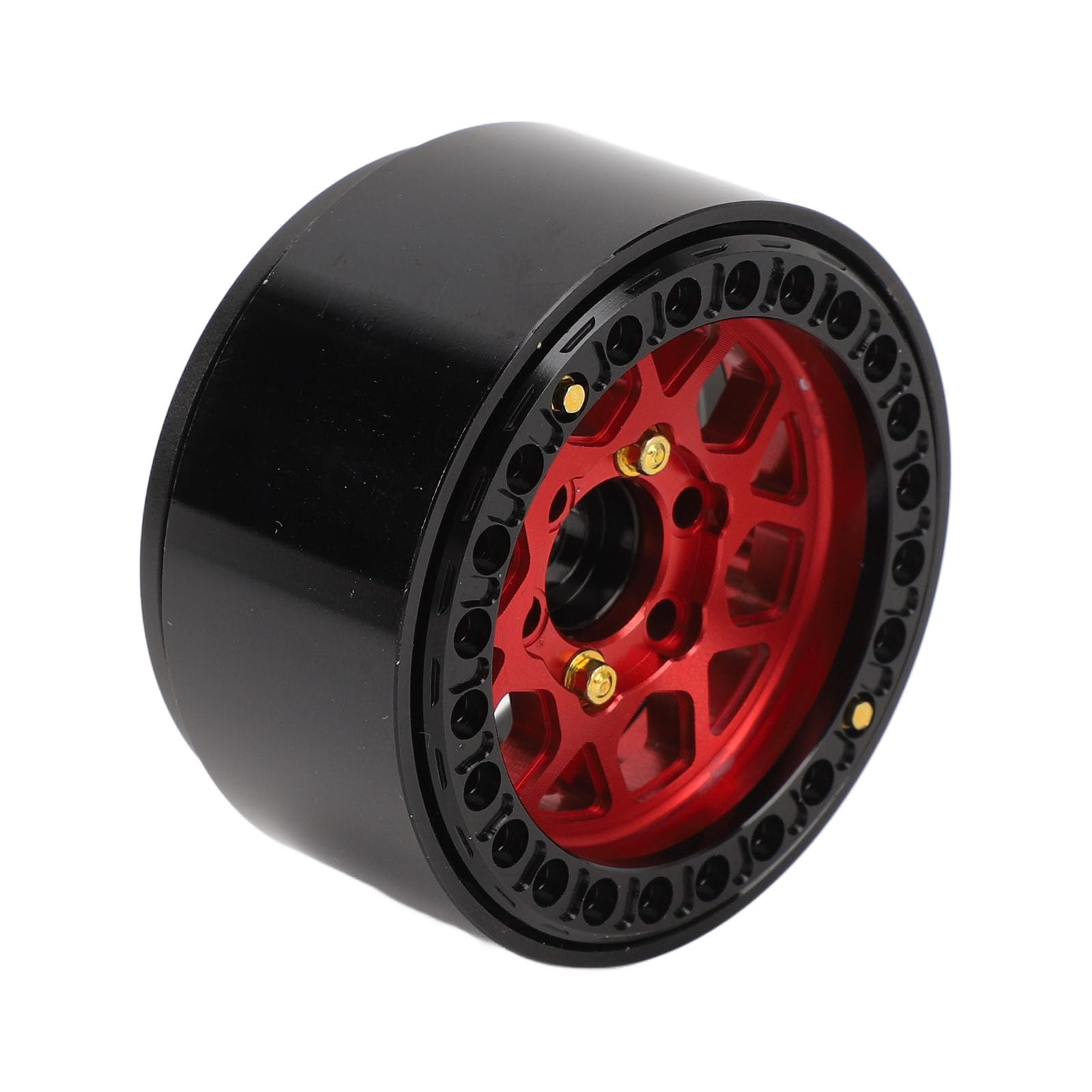 4 pièces de jantes de roues pour voiture de drift 1:10, jantes en alliage d’aluminium pour véhicules RC avec bague de pression IFR Skarn pour pneus de 1,9 pouce, design à 5 rayons