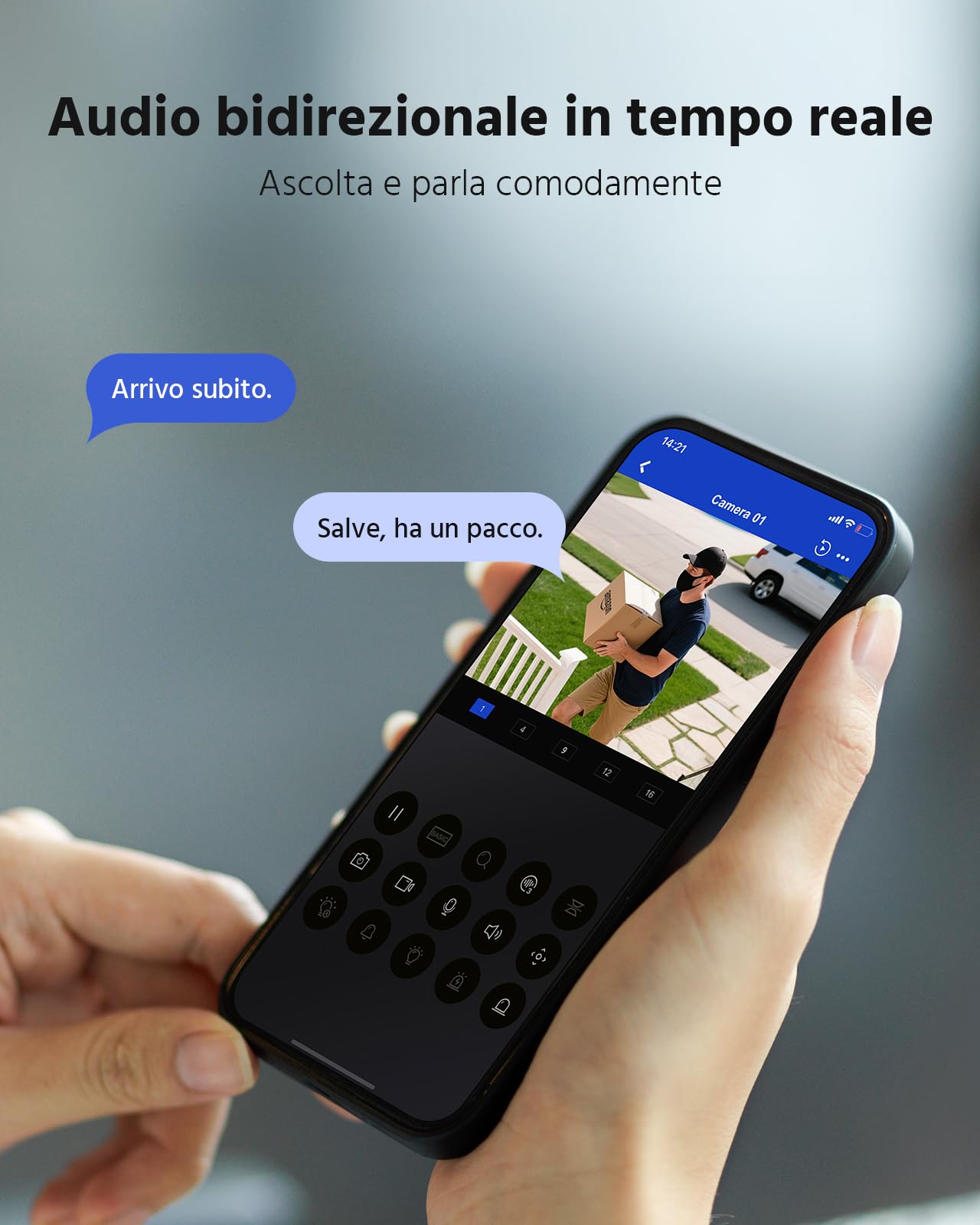 ANNKE - Telecamera di sorveglianza PoE esterna a doppio obiettivo 4K con visuale panoramica a 180°, audio bidirezionale, riconoscimento di persone e veicoli tramite IA, registrazione 24/7, visione