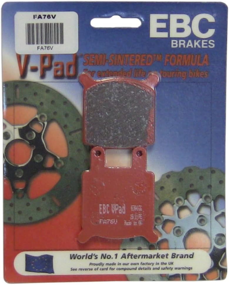 EBC Brakes FA76V Semi Sintered Disc Brake Pad