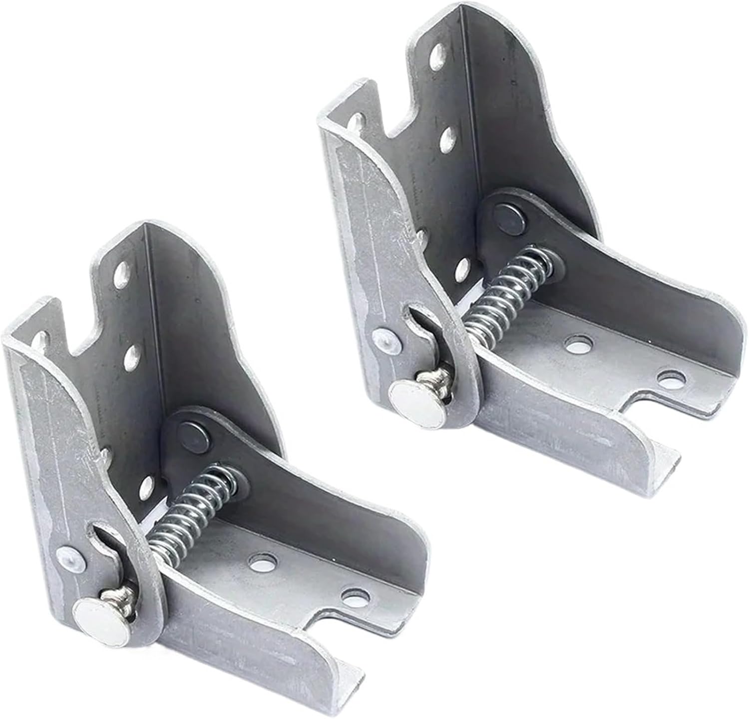 4Pcs Heavy-Duty Folding Hinge Table Legs Locking Adjustable Brackets for Sofa & Coffee Table Connection