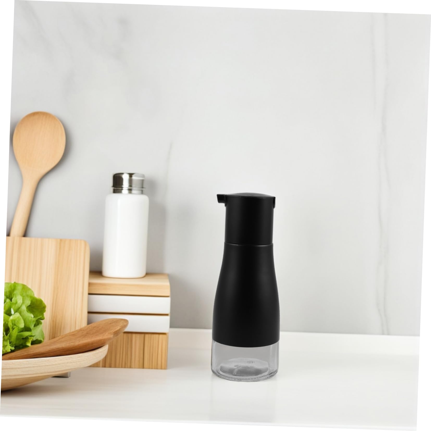 2 Pezzi Bottiglie per Olio e Condimenti da Dispenser Antigoccia per Cucina per Olio e Salsa Design e Facile