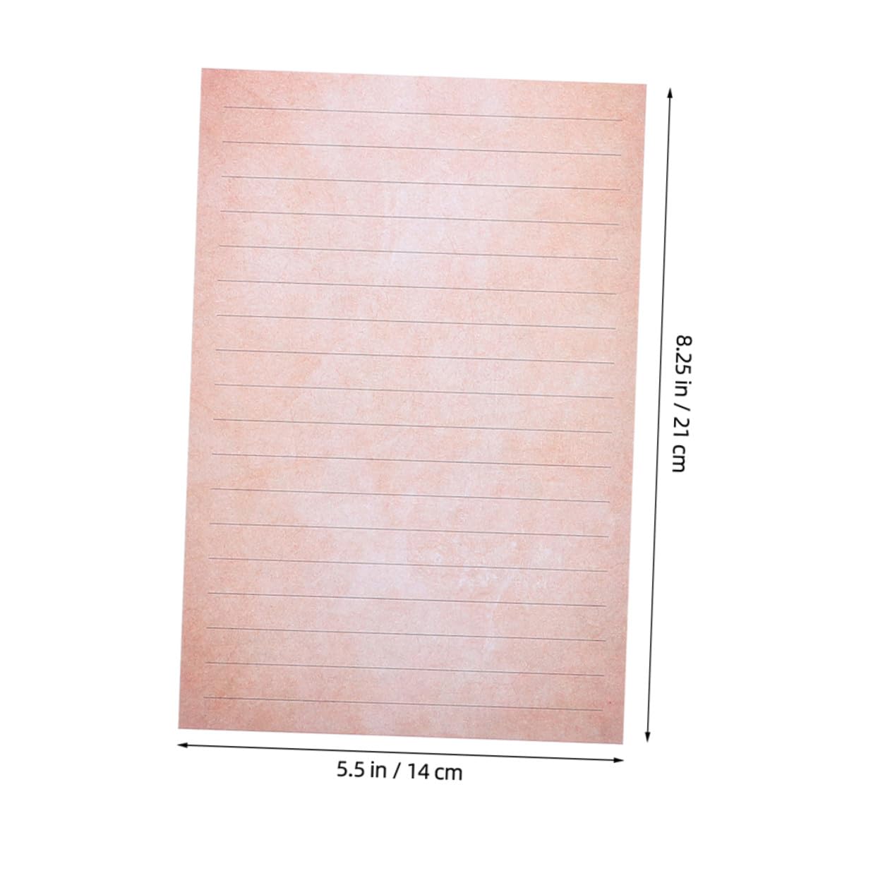100 Sets Vintage-Papierumschläge Dekor Schreibwaren Schreibpapier Alt Aussehendes Papier Vintage-Briefpapier Liniertes Briefpapier Vintage-Postkartenpapier Hellbraun