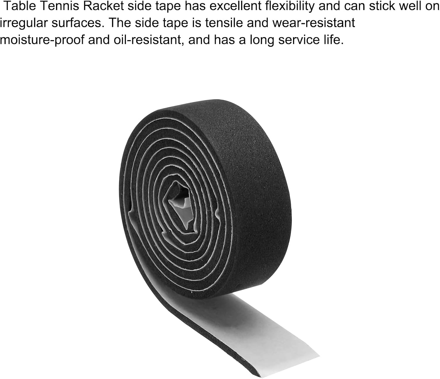PATIKIL Table Tennis Side Tape, Table Tennis Edge Tape Protect the Edges of Rubber and Blade for Paddles Racket
