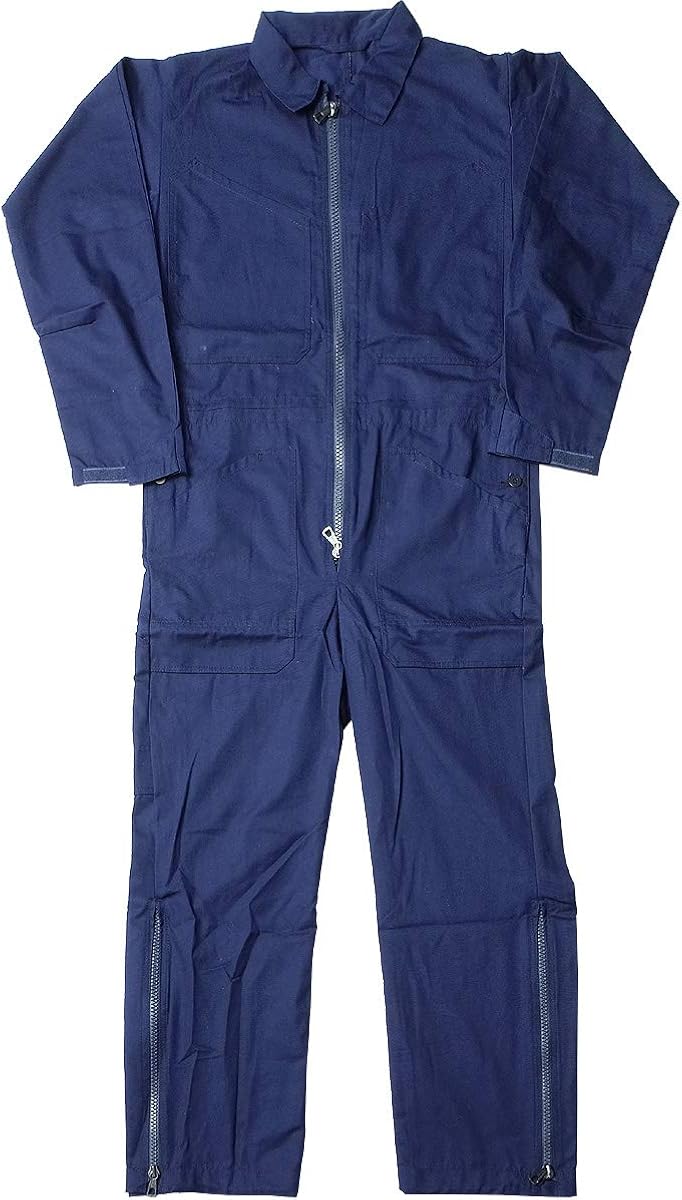 スウェーデン軍 品質検査済 ワークカバーオール ネイビー デッドストック Cc035nn ポリコットン