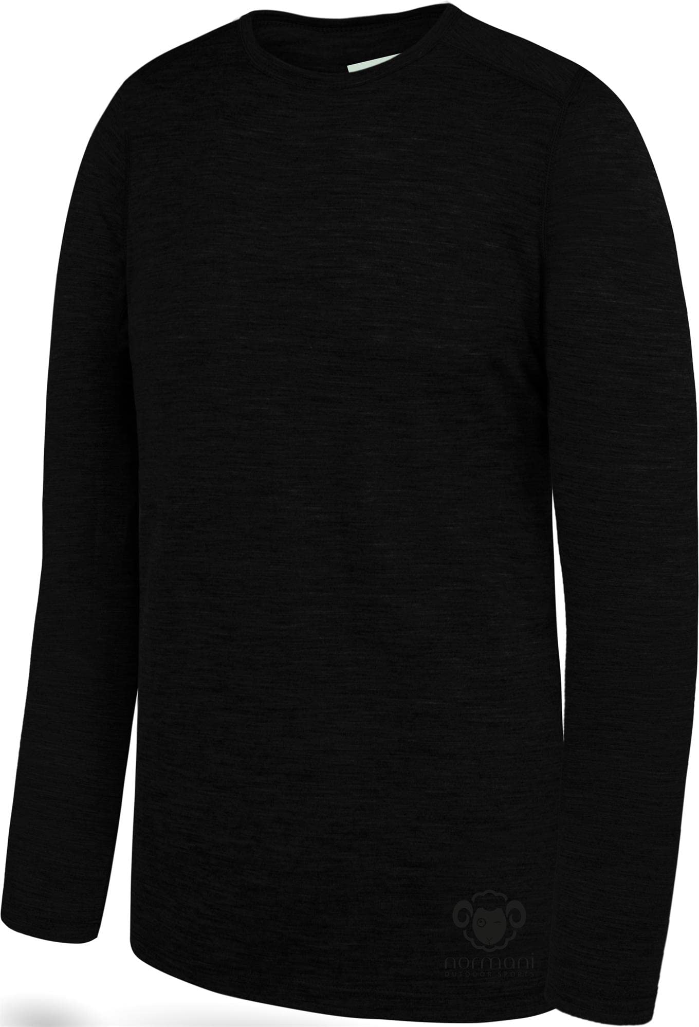 Kinder Merino Langarm Shirt Ski-Unterhemd Thermounterwäsche Funktionsshirt aus 100% Bio-Merinowolle für Junge und Mädchen