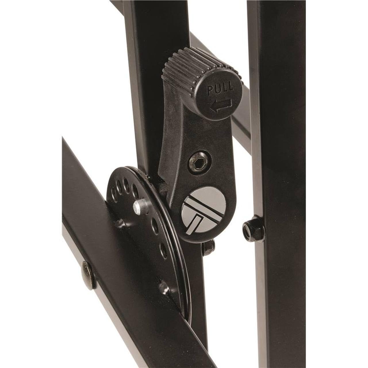 QUIK LOK - QL/646, Robusto Supporto a X a Singolo Livello Doppio Telaio per Tastiera, Serie PRO, Carico Massimo 90 kg, Peso 4,8 kg, Colore Nero